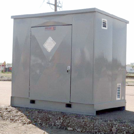 Can-Ross Hazardous Material Storage Building 220 Gallon Sump Capacity
