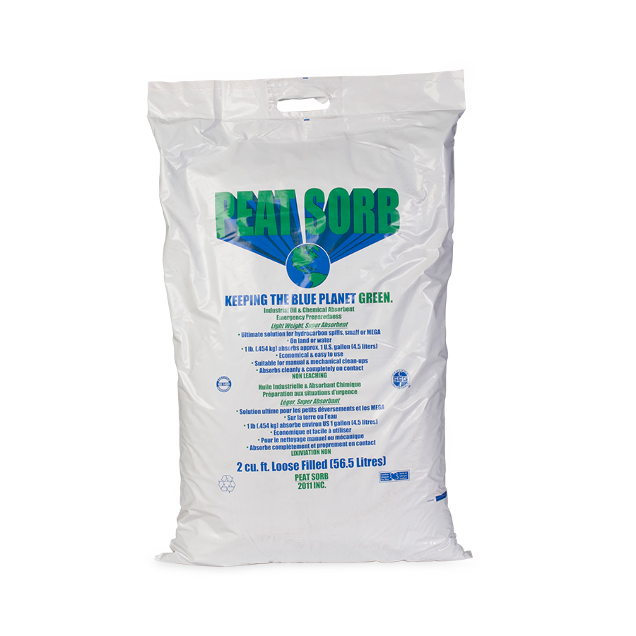 General Maintenance Peat Sorb Loose Filled Bag with Handle 34.5″ x 22″ (1/case)